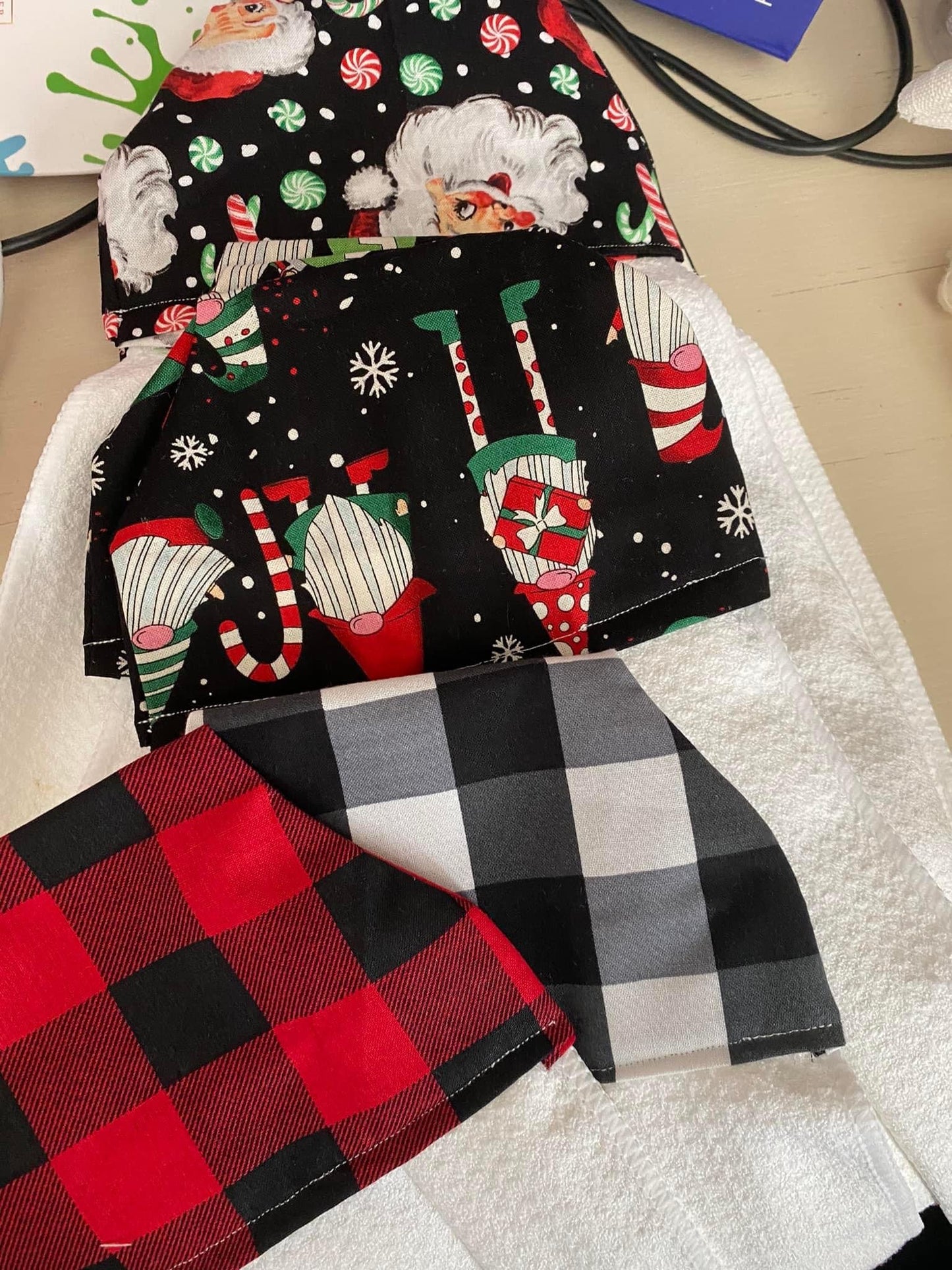 Christmas towels
